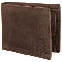 Fa.Volmer Leder Geldbörse Herren Portemonnaie braun