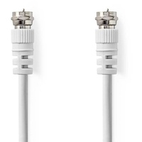 Nedis Satelliten- und Antennenkabel F Stecker F Stecker Vernickelt