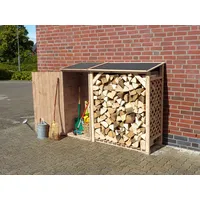 Promadino Kaminholzkombination Speyer 192 x 138  cm natur