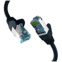 M-Cab EFB-Elektronik - Patch-Kabel mit CAT7 ROHKABEL Schwarz