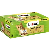 Kitekat Multipack Bunte Vielfalt in Sauce 48x85g