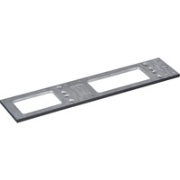 GEZE Montageplatte für TS 4000/5000, schwarz ral 9005