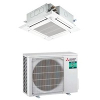 Mitsubishi Electric 4-Wege-Deckenkassette PLA-M35EA2 + SUZ-M35VA - 3,6 kW