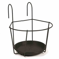 Pflanzen Kölle Jardifer Bl-Topfhalter schwarz 22 cm zum Einhängen