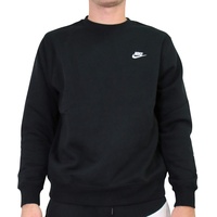 Nike Sportswear Club Fleece Herren-Rundhalsshirt Black/White 3XL
