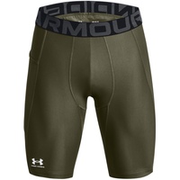 Under Armour HeatGear Armour Lng Shorts green white (390-100)