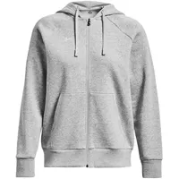 Under Armour Rival Fleece Kapuzenjacke Damen 012 mod gray