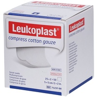 BSN Medical Leukoplast Compress Cotton Gauze St.5x5cm 8f