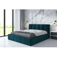 Mebloland Polsterbett KENET -OM 140 x 200 mit Bettkasten.