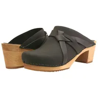 Sanita Manuella Clog Schwarz 39 EU,