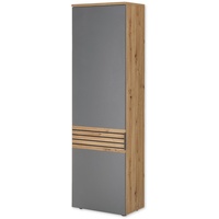 Bega Consult Garderobenschrank Milan grau/eiche artisan