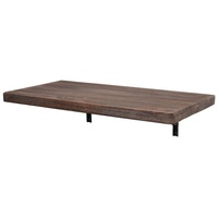 MCW Wandtisch MCW-H48, Wandklapptisch Wandregal Tisch, Klappbar 100x50cm shabby