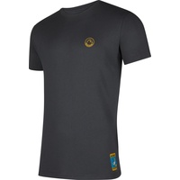 La Sportiva Climbing on The Moon T-Shirt Men carbon/giallo