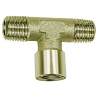 Riegler T-Stück außen/innen/außen G/R 3/8 SW 17 Messing vernickelt