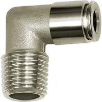 Riegler L-Steckverschraubung, R 1/8 a., für Schl.- Ø8, 15bar,