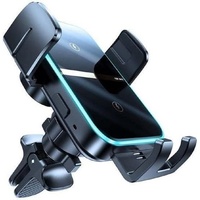 Joyroom 15W Dual-Coil Wireless drahtloses Auto-Ladegerät Schnell-Ladegerät Handy-Halterung Schwarz