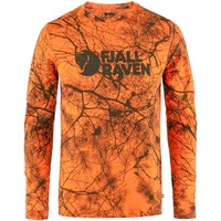 Fjällräven Värmland Wool LS M Orange Multi Camo, M