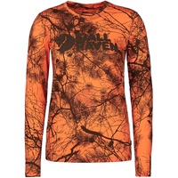 Fjällräven Värmland Wool LS W, orange Multi Camo, L