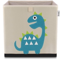 Lifeney Aufbewahrungsbox Dino Motiv I Spielzeugbox mit Tiermotiv passend