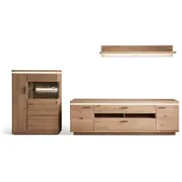 MCA Furniture MCA Barcelona Wohnkombination 3 Holzwerkstoff/Bianco - Bianco