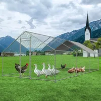 Thanaddo Freilaufgehege 3 x 6 x 2 m silber