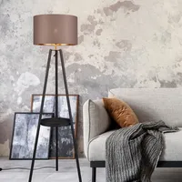 Trio Colette Dreibeinfuß schwarz/taupe