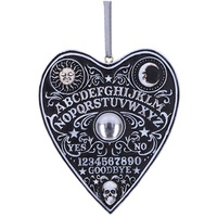 Nemesis Now Spirituosenbrett Planchette zum Aufhängen, 8,5 cm, Schwarz