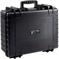 B&W International |Outdoor Case Type 6000 schwarz + Facheinteilung