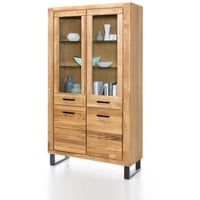 Elfo Vitrine Tina Holz Braun Eiche