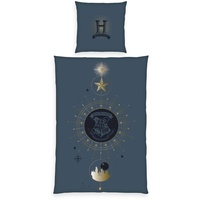 Herding 4474449050 - Bettwäsche Harry Potter, Baumwolle/Renforcé, 80x80/135x200 cm