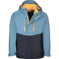 TROLLKIDS Bryggen Jacke - Steel Blue / Black /
