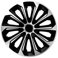 NRM Radzierblende EXTRA Strong schwarz/Silber 16 Zoll 4er Set