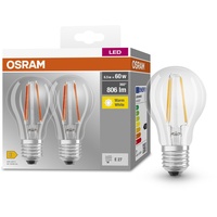 Osram BASE CLASSIC A FIL 60 LED-Lampe mit Sockel
