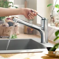Hansgrohe Zesis M33 Küchenarmatur, ausziehbar, schwenkbar, 74820000