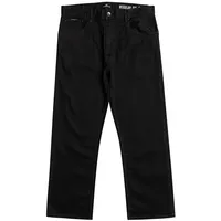 QUIKSILVER Aqua Cult Ankle Washed Black Jeans - Washed