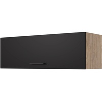 Flex-Well Exclusiv Kurz-Oberschrank Capri 100 x 32 cm Schwarz