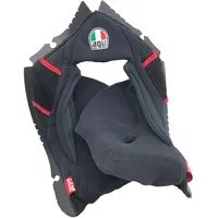 AGV Pista GP Rr Wangenpolster - Schwarz/Rot / L