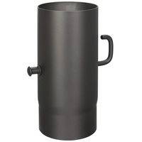 FireFix Ofenrohr Ø 120 mm, 25 cm, mit Drosselklappe,