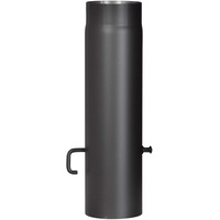 FireFix Ofenrohr Ø 130 mm, 50 cm, mit Drosselklappe,