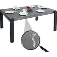 MCW Esstisch MCW-L53, Tisch Küchentisch Esszimmertisch, Industrial Metall 140x80cm