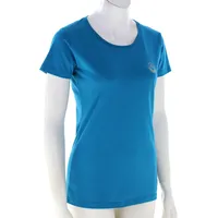 La Sportiva Climbing on The Moon T-Shirt Women turchese/giallo