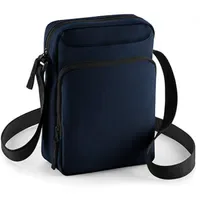 BagBase Umhängetasche BG30 Polyester, dunkelblau, 2 Fächer, 16 x