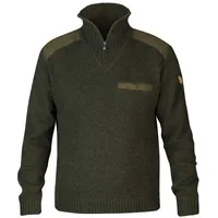 Fjällräven Koster Lammwollpullover, Dark Olive, L