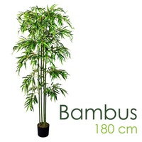 Decovego Bambus Bambus-Strauch Kunstbaum Kunstpflanze Bambusbaum Baum Künstliche Pflanze