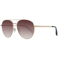 Ted Baker TB1682 407 57 Herren-Sonnenbrille, Vollrand Pilot Metall-Gestell,