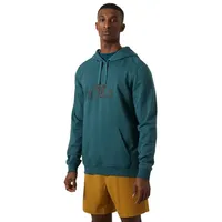 HELLY HANSEN Nord Graphic Pull Over Hoodie, Dark Creek,