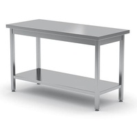 HENDI Arbeitstisch, Kitchen Line mit Grundboden 1200x600x850mm