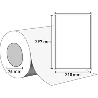 Epson PE Matte Label Die-Cut Roll: 210mm x 297mm,