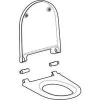 Geberit WC-Sitz 243650JT1 Geberit AquaClean Sela, weiß matt