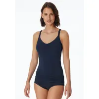 SCHIESSER Personal Fit Spaghetti Top Dunkelblau XX-Large Damen